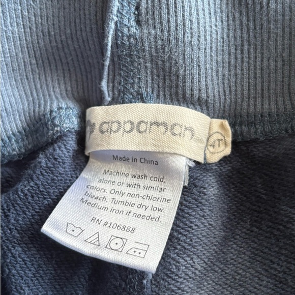 Kids appaman blue tie dye gym cotton comfy joggers sweatpants size 4T toddler - Picture 3 of 12